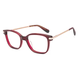 Burgundy Gold fill rim square John Jacobs MASABA  Eyeglasses.