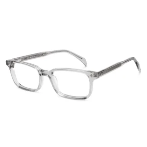 John Jacobs grey full rim Rectangle rich acetate JJ Eyeglasses.