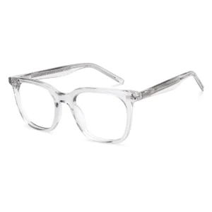 Light grey full rim square john jacobs jjE70193 Eyeglasses.