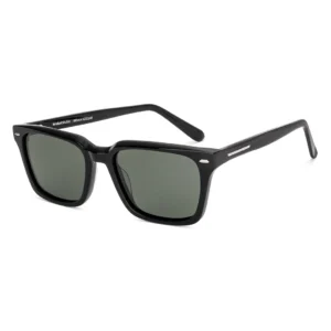 Green black full rim rectangle aisunglasses studio VC Non-metal polarized.