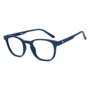 Classic navy full rim square air essential vintage chase.