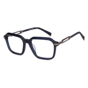 Navy full rim square john jacobs celestia jj E70249 Eyeglasses.